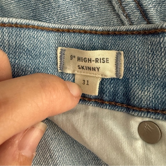 Madewell 9” High Rise Skinny Jean 31 - Picture 8 of 8